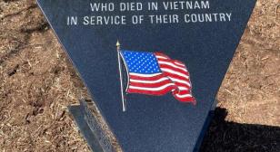 National Vietnam War Veterans Day Monument/flag dedication ceremony
