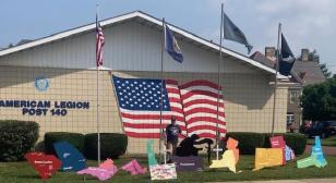 Pennsylvania post commissions colony cutouts for 250th celebration