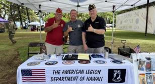 American Legion Post 17 Joins U.S. Army Heritage Week Celebration at Fort DeRussy