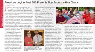 Post 385 - Supporting youth in our community