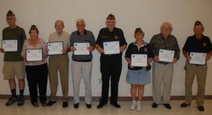Local Veterans Receive Certificate of Appreciation