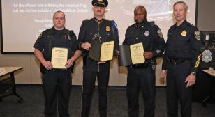 Georgia post honors Milwaukee police officers