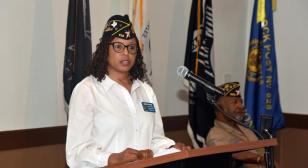 Fred Brock Post 828 holds joint officer-installation ceremony, including second female commander