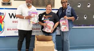 Fred Brock American Legion Family donates school supplies to six elementary schools