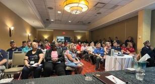 Department commanders model the importance of S.A.V.E. training