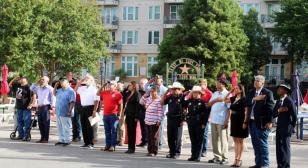 Legionnaires, veteran community attend flag-raising on Texas Veterans Suicide Prevention Day