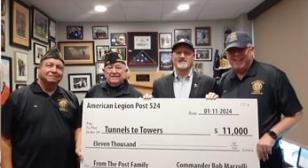$11K donated to Tunnels to Towers by Ocean City American Legion