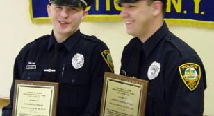 Utica Legionnaires Honor Police Officers of the Year
