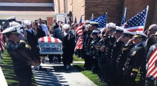 Military funeral increases flag appreciation