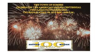 Somers American Legion centennial event April 18