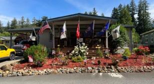 Gasquet Post 548 commander flies all flags 