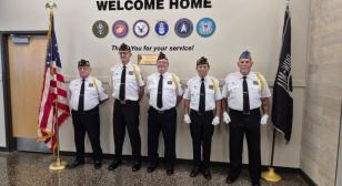 Department of Arizona salutes Apache Post 27 for airport signage