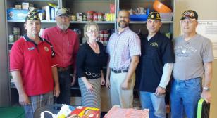 Legion post stocks VA clinic