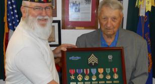 World War II veteran finally gets his medals 