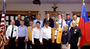 Republic of China veterans visit Texas Legion post