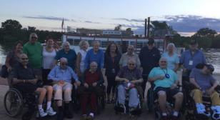 Veterans treated to boat ride