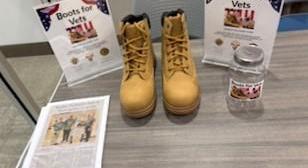 Post 522 helps with Boots for Vets 