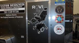 Custom-designed mobility equipment for veterans