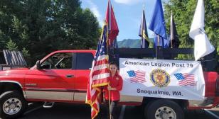 American Legion Post 79 color guard