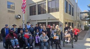 John J. Morris Post 62 Honor Guard dedicates new flagpole
