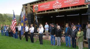 Post 1980 Honor Guard honors all veterans at rock concert