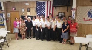 Flag retirement ceremony 