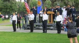 American Legion Post 42 Honor Guard at Biloxi National Cemetery, 2019