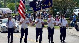 It was a grand day for a parade and a party