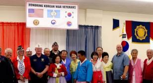 Korean recognition ceremony