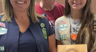 John J. Morris Post 62 honored by Girl Scout Troop 2639