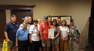 Great-granddaughter visits ancestor's hometown