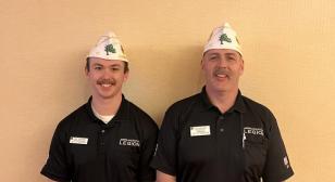 Father and son serving together as department officers