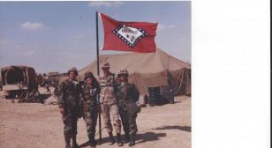 Four Womack children in Desert Storm