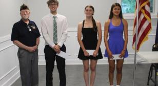 Post 2 hands out four scholarships to local students.  