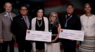 "Army Specialist Lori Ann Piestewa Veteran Family Scholarship" goes to her two children