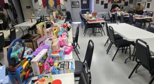 John J. Morris Post 62 host Christmas wrapping party with all families