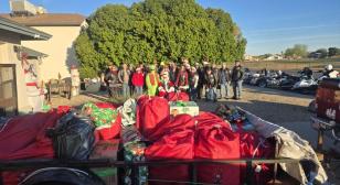 John J. Morris Post 62 Riders deliver Christmas gifts: Day 2