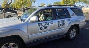 John J. Morris Post 62 Riders part of escort to cemetery for past commander