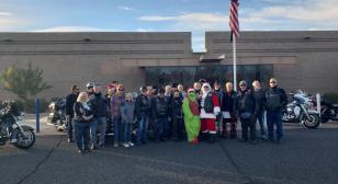 John J. Morris Post 62 Riders deliver gifts to 12 families over 2 days