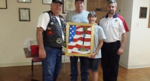 Gretna, Neb., American Legion Riders raffle painting