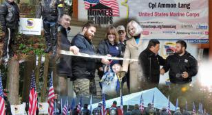 Welcome home for Marine Cpl. Ammon Lang