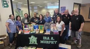 John J. Morris Post 62 has all four families show up to support local elementary school