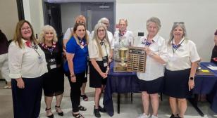 John J. Morris Post 62 celebrates winning Bieri cooperation trophy