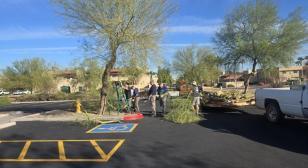 John J. Morris Post 62 has all families come together to landscape
