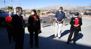 Auxiliary national president's visit