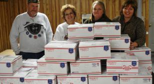 Care packages go overseas