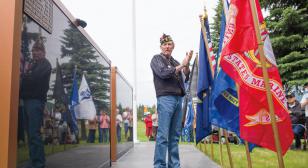 Columbia Falls revitalizes Memorial Wall