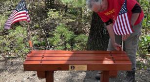 Veteran memorial benches