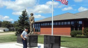Post aims to encourage community to embrace veterans memorial with beautification project