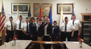Post 547, Monroeville, Ohio, holds 5th District Oratorical Contest